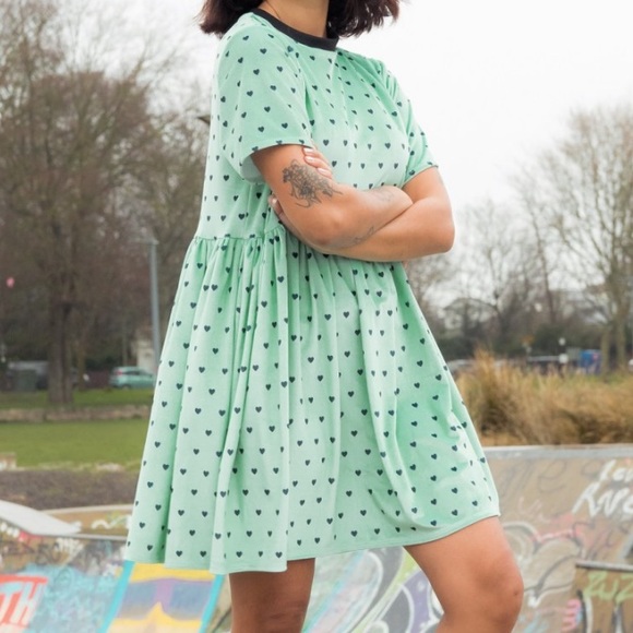 NWT Tallulah’s Threads Mint Green Love Bug Babydoll Dress - Picture 2 of 11